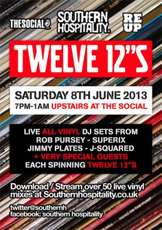 Twelve 12's The Social London