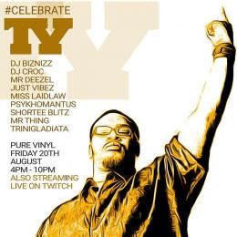 #CELEBRATE TY at Pure Vinyl on Friday 20th August 2021