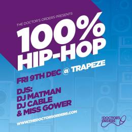 100% Hip Hop  at Trapeze on Friday 9th December 2022