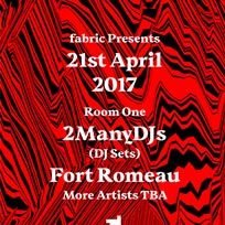 2ManyDJs at Fabric on Friday 21st April 2017