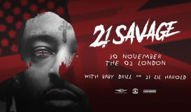 21 Savage at The o2 on Thursday 30th November 2023
