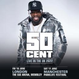 50 Cent at Wembley Arena on Friday 10th June 2022