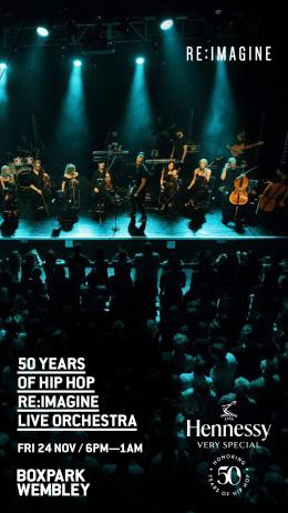 50 years of Hip Hop at Boxpark Wembley on Friday 24th November 2023
