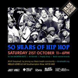 50 Years of Hip Hop at Hello Love on Saturday 21st October 2023