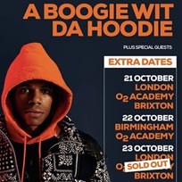 A Boogie Wit Da Hoodie at Brixton Academy on Wednesday 23rd October 2019