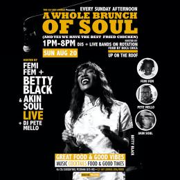 A WHOLE BRUNCH OF SOUL at CLF Art Cafe on Sunday 20th August 2023