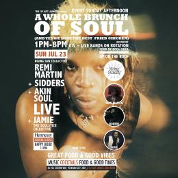 A WHOLE BRUNCH OF SOUL at CLF Art Cafe on Sunday 23rd July 2023