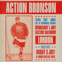 Action Bronson at Electric Ballroom on Wednesday 1st July 2026