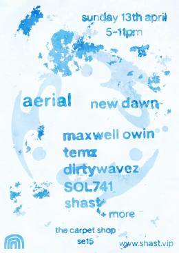 aerial at The Carpet Shop on Sunday 13th April 2025