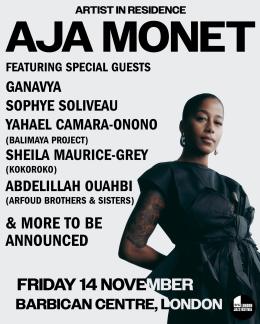 Aja Monet at Barbican on Friday 14th November 2025