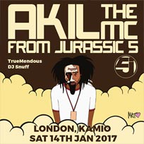 Akil The MC at Kamio on Saturday 14th January 2017