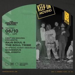 Akin Soul & The Soul Tribe.  at The Hackney Social on Thursday 6th October 2022