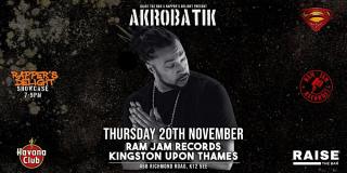 Akrobatik at Ram Jam Records on Thursday 20th November 2025