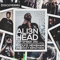 ALI3NHEAD at Camden Assembly on Monday 3rd September 2018