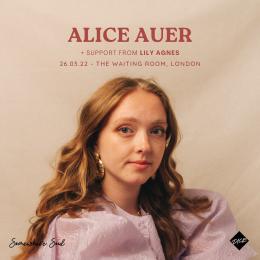 Alice Auer at The Waiting Room on Sunday 26th March 2023