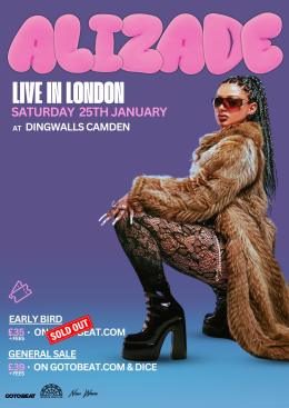 ALIZADE at Dingwalls on Saturday 25th January 2025
