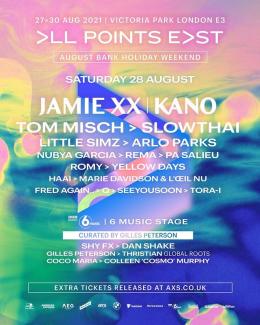 All Points East at Victoria Park on Saturday 28th August 2021