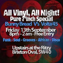 Bunny Bread vs Volta 45 at The Ritzy on Friday 13th September 2019