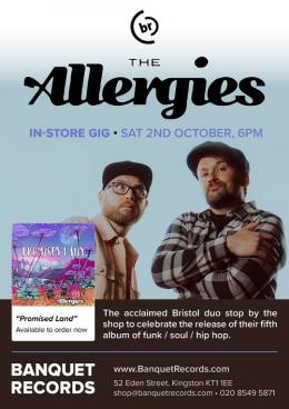 Allergies Instore at Banquet Records on Saturday 2nd October 2021