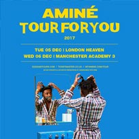 AMINÉ at Heaven on Tuesday 5th December 2017