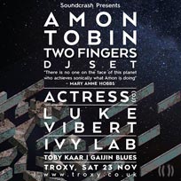 Amon Tobin DJ Set at The Troxy on Saturday 23rd November 2019