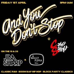And You Don&#039;t Stop at Chip Shop BXTN on Friday 1st April 2022