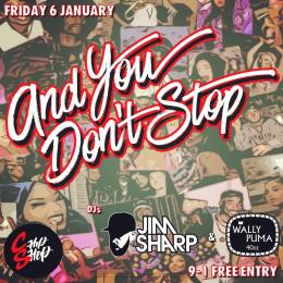And You Don&#039;t Stop at Chip Shop BXTN on Friday 6th January 2023