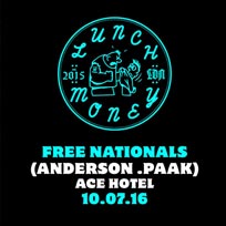 Anderson .Paak Wireless Afterparty at Ace Hotel on Sunday 10th July 2016