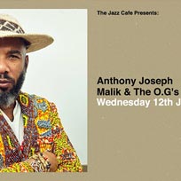 Anthony Joseph at Jazz Cafe on Wednesday 12th June 2019