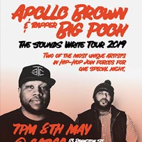 Apollo Brown & Rapper Big Pooh at Cargo on Wednesday 8th May 2019