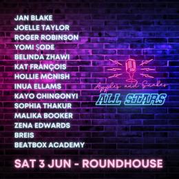 Apples & Snakes Takeover at The Roundhouse on Saturday 3rd June 2023