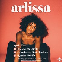 Arlissa at XOYO on Tuesday 17th April 2018