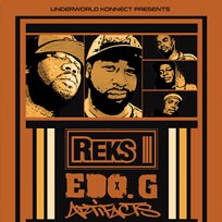 Artifacts, Edo G + Reks at Jazz Cafe on Friday 23rd September 2016