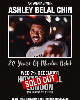 Ashley Belal Chin at Hoxton Hall on Wednesday 7th December 2022