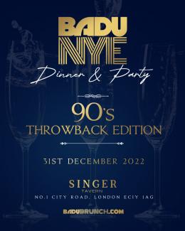 BADU NYE at Singer Tavern on Saturday 31st December 2022