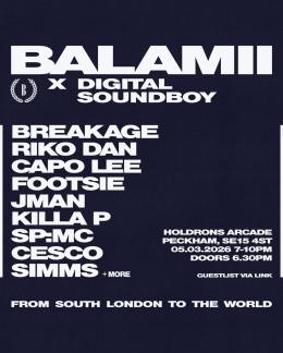 Balamii x Digital Soundboy at Holdrons Arcade on Thursday 5th March 2026