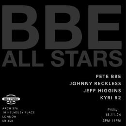 BBE ALL STARS at The BBE Store on Friday 15th November 2024