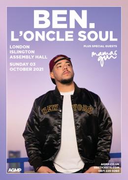 Ben l&#039;Oncle Soul at Islington Assembly Hall on Sunday 3rd October 2021