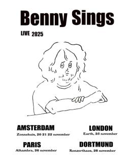 Benny Sings at EartH on Tuesday 25th November 2025