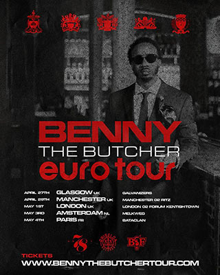 Benny the Butcher at The Forum on Sunday 1st May 2022