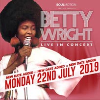 Betty Wright at Barbican on Monday 22nd July 2019