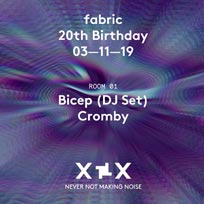 Bicep at Fabric on Sunday 3rd November 2019