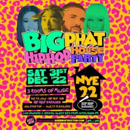 Big Phat Hip Hop House Party NYE at Queen of Hoxton on Saturday 31st December 2022