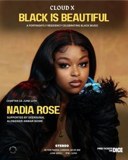 BLACK IS BEAUTIFUL at STEREO Covent Garden on Thursday 12th June 2025