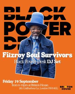 Black Power Desk DJ Sessions at Brixton House on Friday 19th September 2025