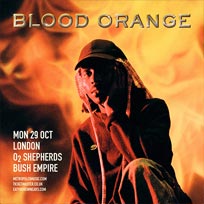 Blood Orange at Shepherd's Bush Empire on Monday 29th October 2018