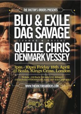Blu & Exile at Scala on Friday 18th April 2014