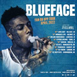 Blueface at The Forum on Tuesday 19th April 2022