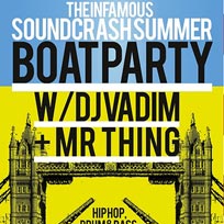 The Soundcrash Boat Party at Festival Pier on Saturday 19th August 2017