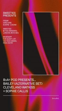Boat Pod Presents... at The Standard on Friday 23rd June 2023
